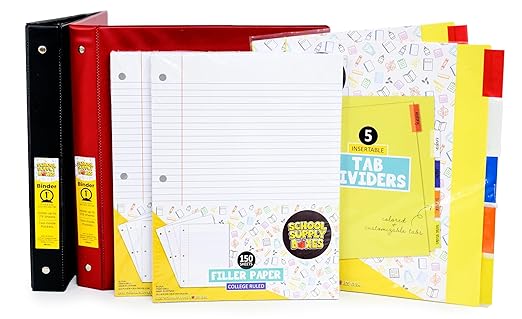 Ultimate High School and College Bundle | Pallet (96 Boxes) | School Supply Boxes - Back to School Essentials | Includes Notebooks, Tab Dividers, Pencils, Highlighters, & More