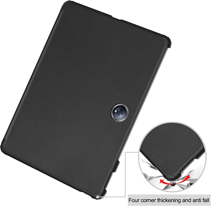 for OnePlus Pad 2 Case 12.1 inch Ultra Thin and Lightweight Quality PU Scratch Resistant Black