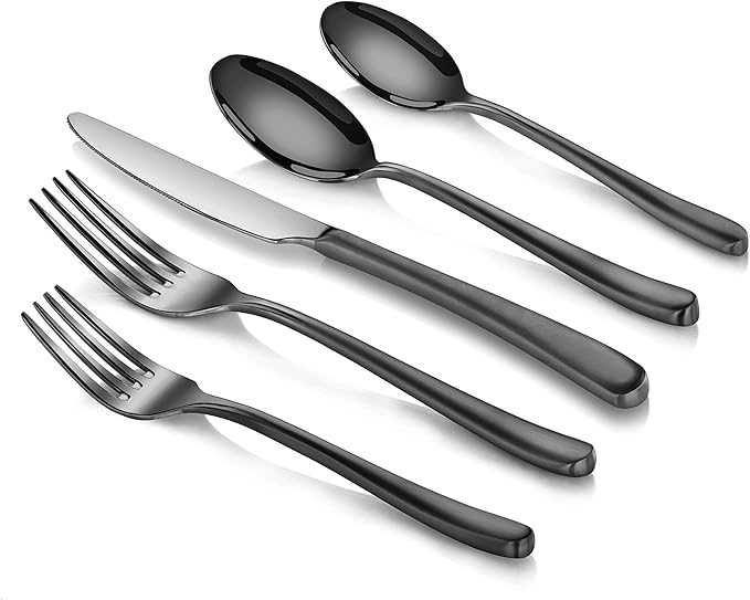 Artaste Rain II Forged 18/10 Stainless Steel Flatware 20-Piece Set