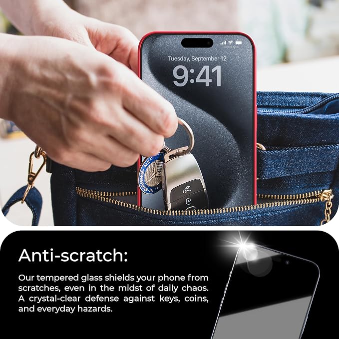 Deppa | 2-Pack | Screen Protector for iPhone 16 Pro Max (6.9) with Smart Installation Tray | Dust &amp Bubble-Free | 9H Tempered Glass | Full Coverage | Easy Install