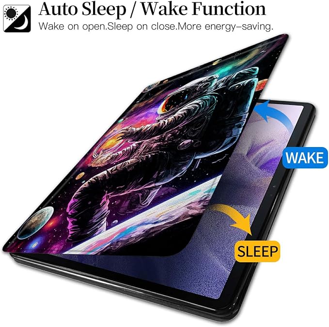 American Flag Deer Pattern Case for All-New Amazon Kindle Fire 7 Inch Tablet (9th/7th/5th Generation 2019/2017/2015 Release)360 Degree Rotating Stand Protective Cover with Auto Sleep/Wake