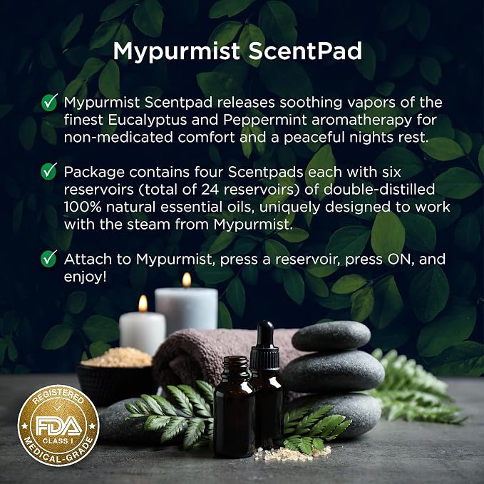 Mypurmist ScentPad Eucalyptus & Peppermint Vapor Pads