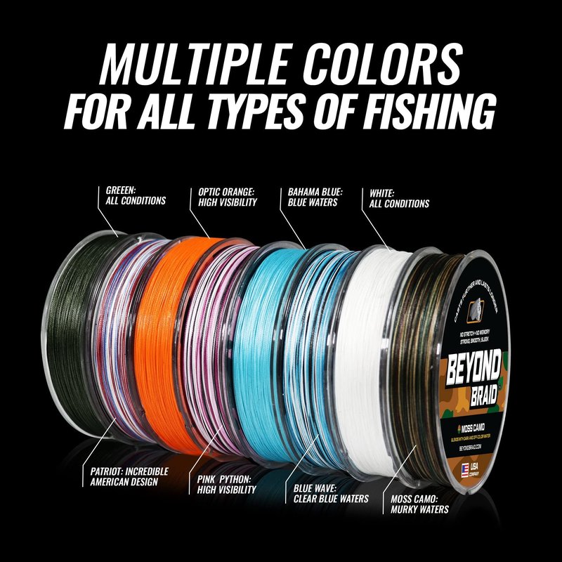 Beyond Braid White 8X Strand 500 Yards 30lb