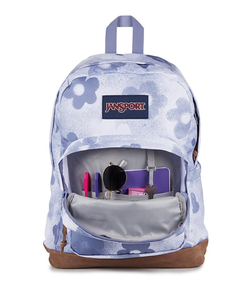 JanSport Right Pack Backpack - Durable Daypack with Padded 15" Laptop Sleeve, Spacious Main Compartment & Integrated Water Bottle Pocket, Graffitied