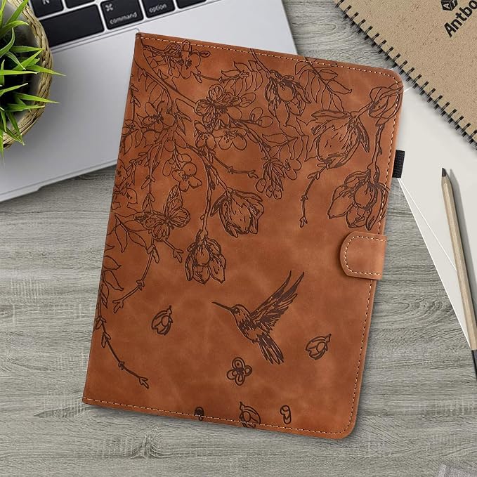 Case for Kindle Fire HD 10 &amp Fire HD 10 Plus 13th/11th Generation 2023 2021 | Synthetic Leather Flip Folio Stand Cover with Auto Wake/Sleep for Kindle Fire HD 10 &amp Fire HD 10 Plus Beach
