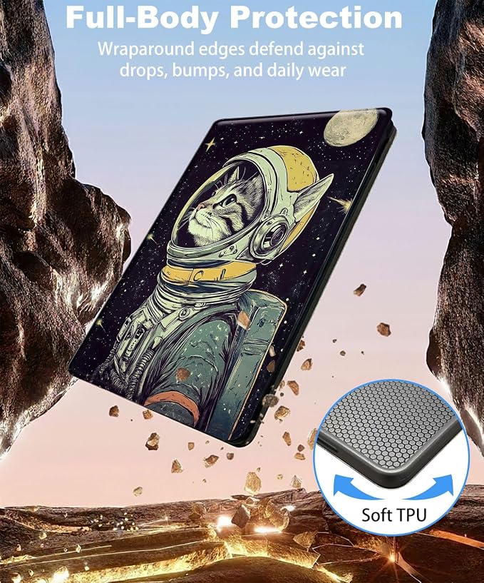 for iPad 11th Generation (A16 2025) 11 / iPad 10th Gen 10.9 2022 Case 360° Rotating PU Leather Stand Cover with Auto Sleep/Wake Shockproof TPU Backl Two Dragons Fighting