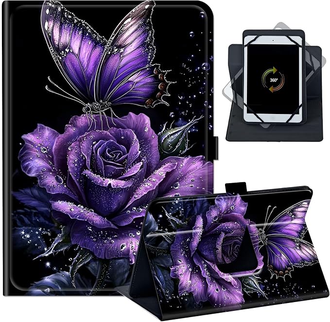 Case for Google Pixel Tablet 11 2023PU Leather 360 Degree Rotatable Kickstand Tablet Cover with Magnetic Closure for Pixel Tablet 11 2023/ All 10.5-11.5 Tablet，American Eagle with Flag