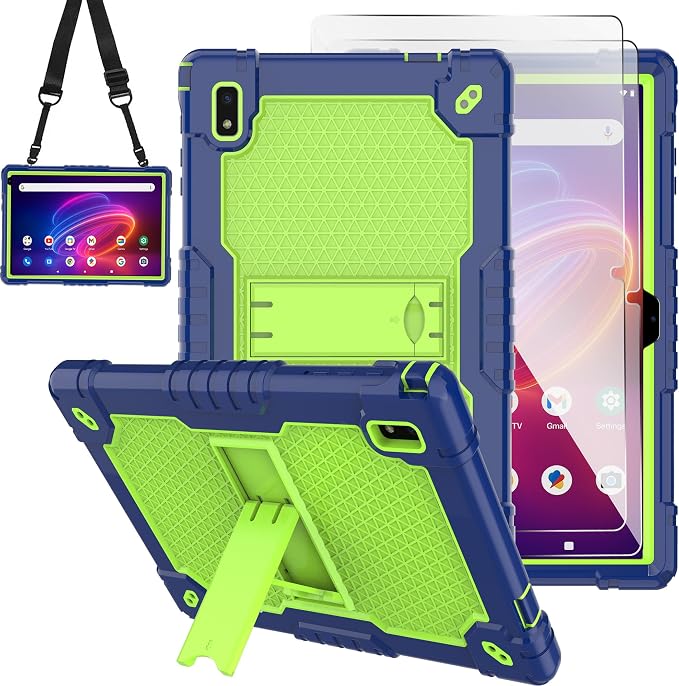 case for BYYBUO SmartPad A10_L 10.1 inch Android Tablet Shockproof Kids Friendly Protective Case+Shoulder Strap Kickstand for BYYBUO SmartPad A10 10.1 inch Tablet (Black)