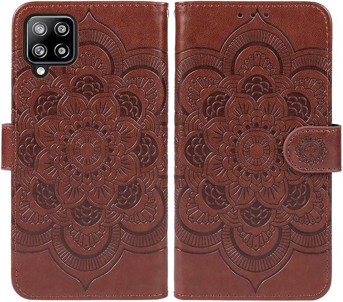 Case for Galaxy A42 5G Case Galaxy M42 5G SM-A426 Wallet Case with Tempered Glass Screen Protector Leather Flip Credit Card Holder Stand Phone Cover Cases for Samsung Galaxy A42 5G Blue