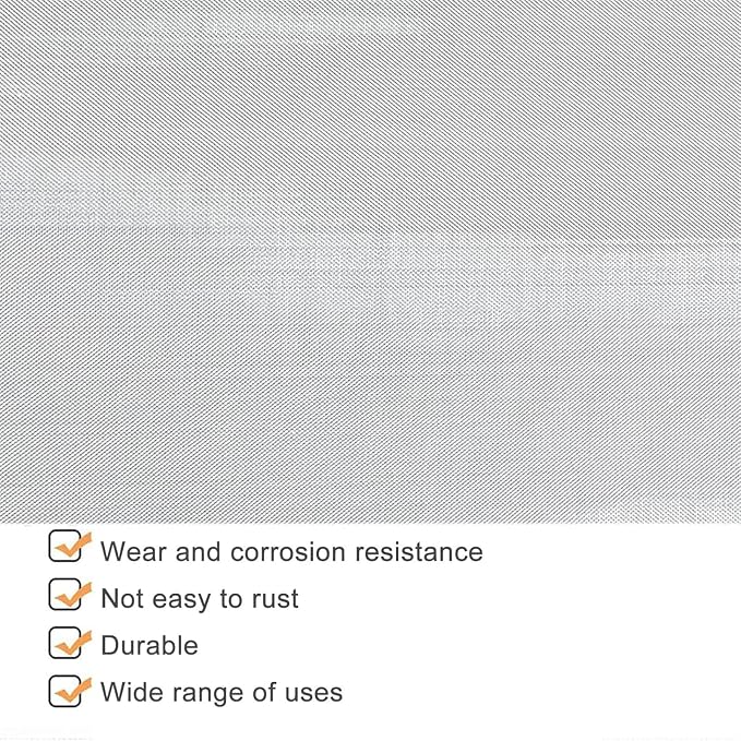304 Stainless Steel Wire Mesh 100 Mesh Screen Sheet, Woven Metal Filter Cloth
