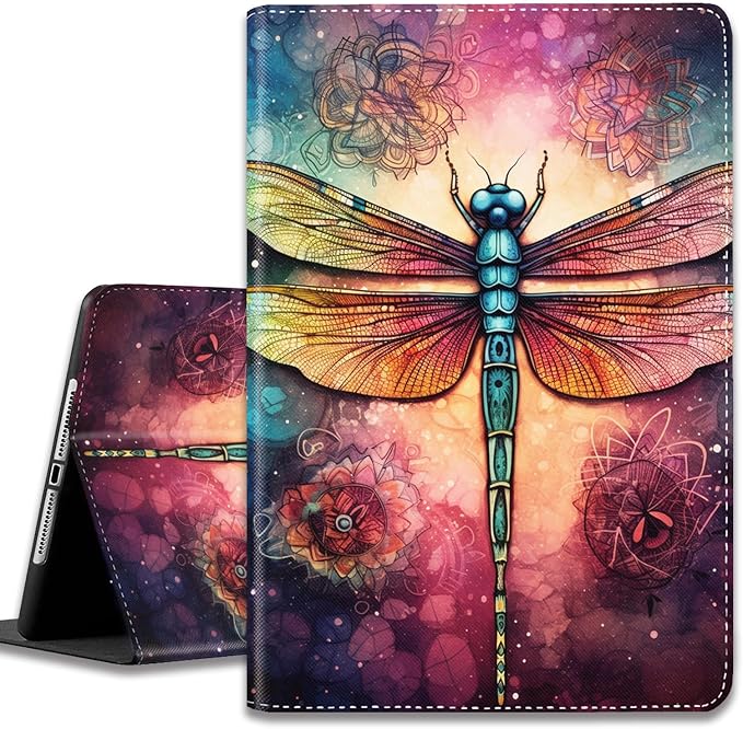 Case for iPad (A16) 11th Generation 11 Inch 2025 / iPad 10th Generation 10.9 Inch 2022 Ultra-Thin Multi-Angle Protective Cover with Auto Sleep/Wake A Dark Horse