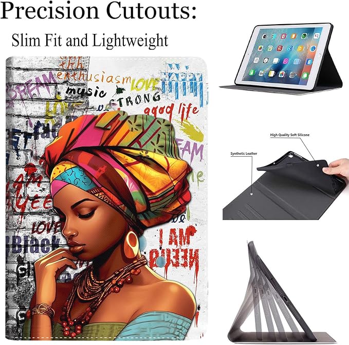 Case for ipad 10th Generation 10.9 inch 2022 iPad 10thMulti-Angle Stand Smart Protective Cover Shockproof Case Auto Sleep/Wake Smoke Flag of Mexico Flag
