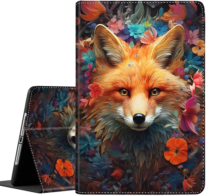 Case for Samsung Galaxy Tab S10 FE Plus 5G Multi-Angle Stand Smart Cover Shockproof with Auto Wake/Sleep for Galaxy Tab S10 FE+ 13.1 Inch (SM-X620/SM-X626B) 2025 Magic Mushrooms Fungus