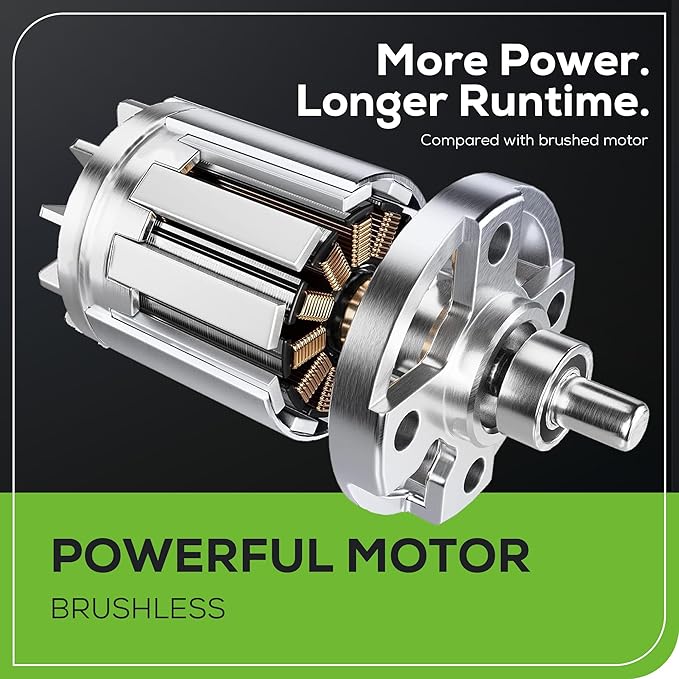 Greenworks 24V Brushless 1950 in./lbs Impact Driver, 1/4-inch Hex Variable Speed, Tool Only