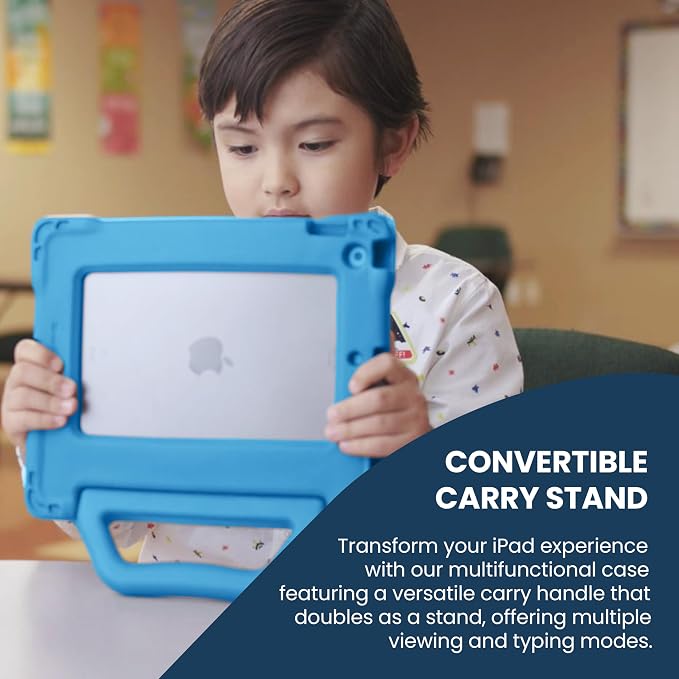 Brenthaven Bounce Rugged iPad Case Fits ONLY Apple 11th Gen 2025 &amp 10th Generation 2022 (10.9-inch) Drop Tested Cover - Gray