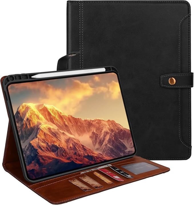 Case for iPad 9/8/7 Gen Case(2021/2020/2019)- Shockproof Cover with Built-in Pencil Holder- Smart Auto Sleep/Wake - Perfect for Students at Home/School-Pink