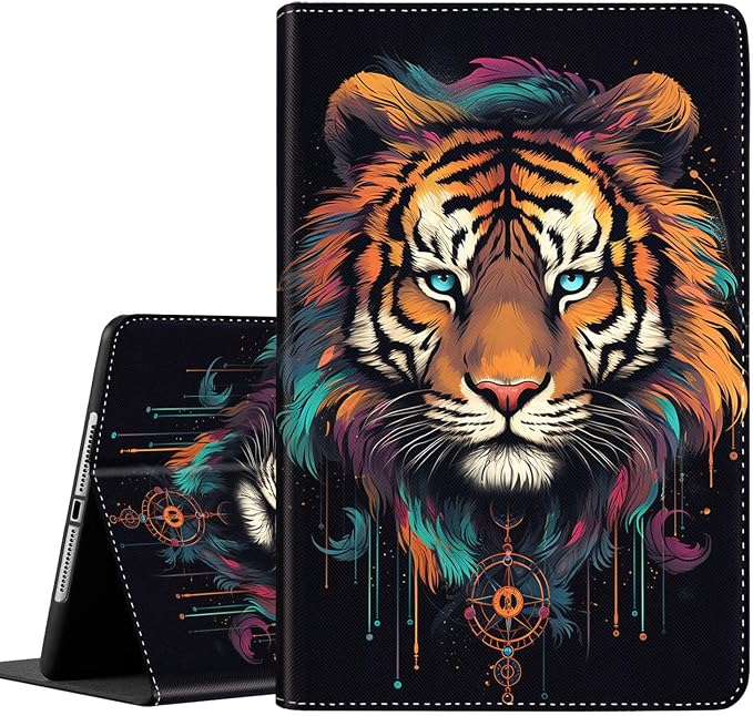 Case for Samsung Galaxy Tab S10 FE Plus 5G Multi-Angle Stand Smart Cover Shockproof with Auto Wake/Sleep for Galaxy Tab S10 FE+ 13.1 Inch (SM-X620/SM-X626B) 2025 Magic Mushrooms Fungus
