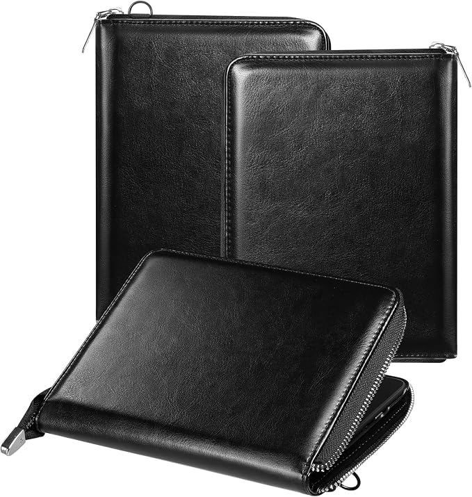 E NET-CASE Case for Kindle Paperwhite 12th Gen 2024 (7) &amp Kindle Colorsoft 2024/2025 (7)- Folder Design Business Handheld Design Cover with Zipper &amp Pen Holder (Black)