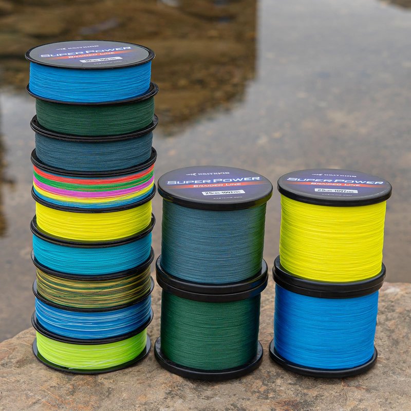 KastKing Superpower Braided Fishing Line, Blue Camo, 20 LB, 150 Yds