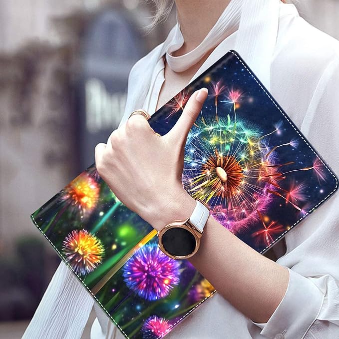 Case for New iPad (A16) 11th Generation 11 Inch 2025 for iPad 10th Generation 10.9 2022 Multi-Angle Smart Stand Cover Auto Sleep/Wake Halloween Panda Wizard and Pumpkin