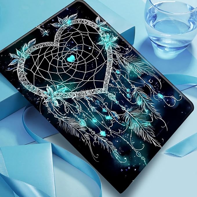 Case for Fire 7 2019/2017/2015Black Cat Purple Roses | DIGTIALL Slim Cover for Fire 7 Tablet 9th/7th/5th Gen 7.0 Folding Stand Protective Case Auto Sleep/Wake Smart Shell