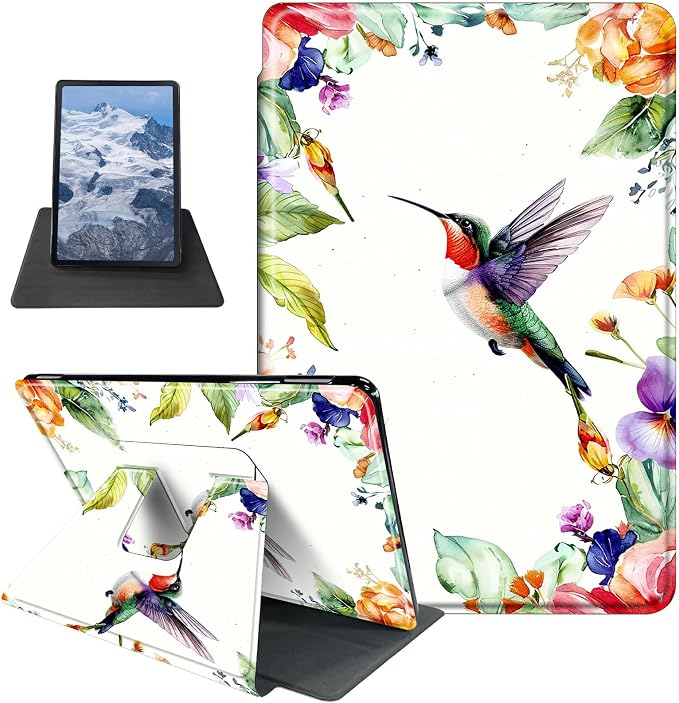 Case for Kindle Fire 7 Tablet (12th Generation 2022 Release) Baseball Theme 360 Degree Rotating Stand Protective Cover with Auto Sleep/Wake for Fire 7 2022 Tablet