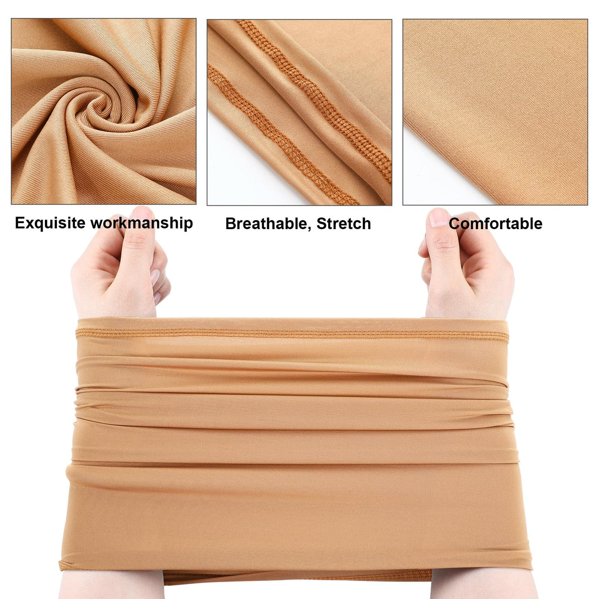 Geyoga Summer UV Protection Cooling Neck Gaiter,Coyote Color,6 Pcs