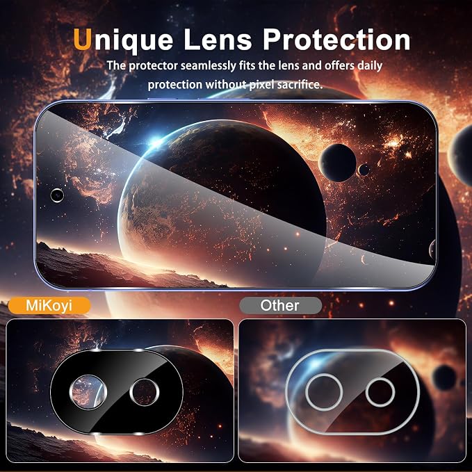 Privacy Screen Protector for Google Pixel 10 Lens Protector | [2+2] 9H Hardness Tempered Glass Protective Film + Camera Lens Protector [Full Coverage] [Anti-Spy] [Scratch-Resistant]