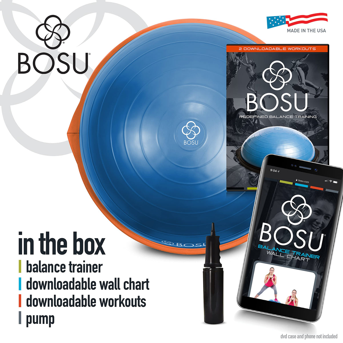 BOSU® Home Balance Trainer, 65cm "The Original" - Blue/Orange