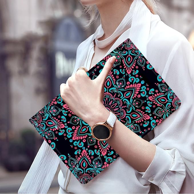 FUYOCWE for iPad Pro 13 Inch Case (M47th Generation2024 Model A2925A2926A3007)PU Leather Slim Folding Stand Case for iPad 13 7th GenAuto Sleep Wake Cover -A Dream Catcher Wolf