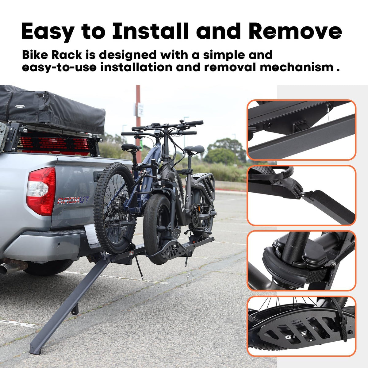 CRAVOT CyberRack EBike Rack for 2 Bike, 200 lbs Capacity