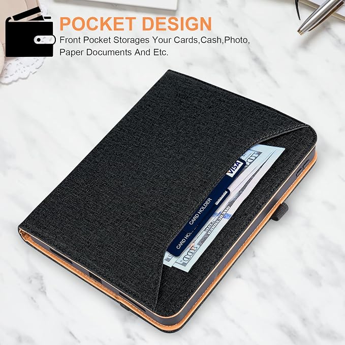 for iPad A16 Case 11 Inch 2025Cover for iPad 10th 11th Generation Case with Pencil HolderBlack