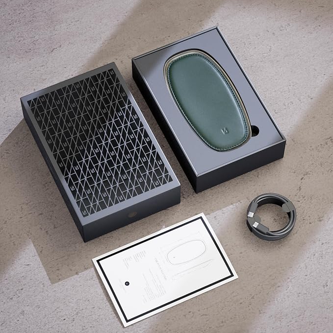 Lunar Artefacts Wireless Charger Lunar Midnight Blue Chrome Plated Brass