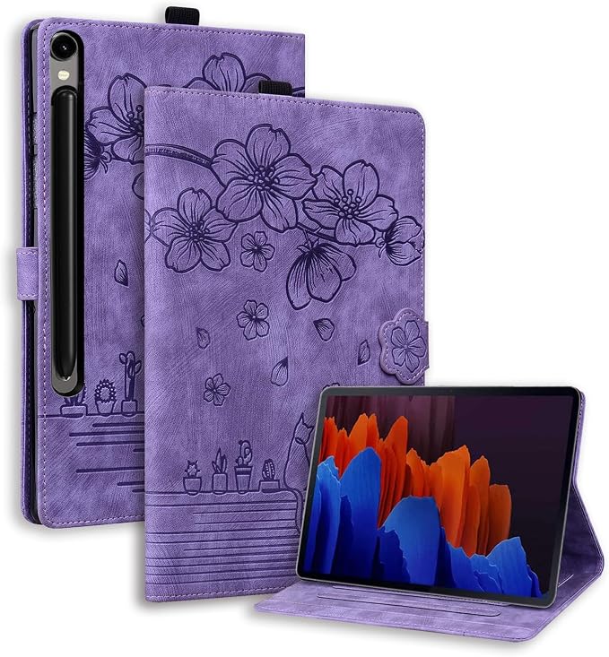 Case for Honor MagicPad 3 Pro 12.3 12.3 2026Multi-Angle Viewing PU Leather Folio Stand Cover with Pencil HolderShockproof Protective Case for Honor MagicPad 3 Pro 12.3 2026Rose Red