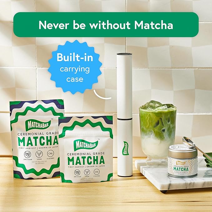 MatchaBar High-Speed Electric Milk Frother USB Rechargeable Whisk