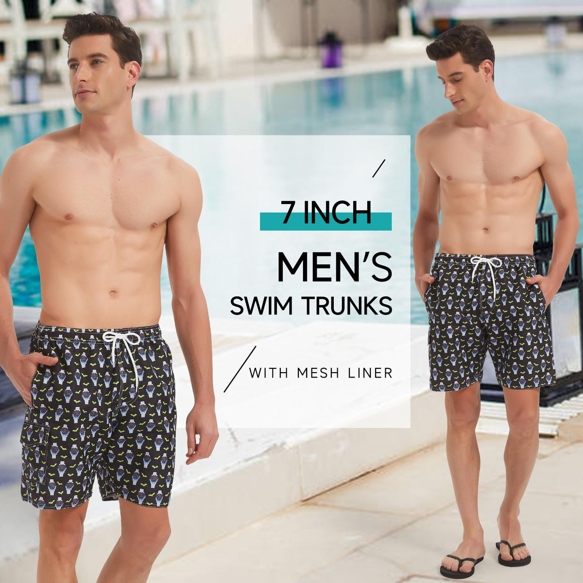 Srnede Mens Swim Trunks Swimsuit Trunks Swim Shorts Swimwear