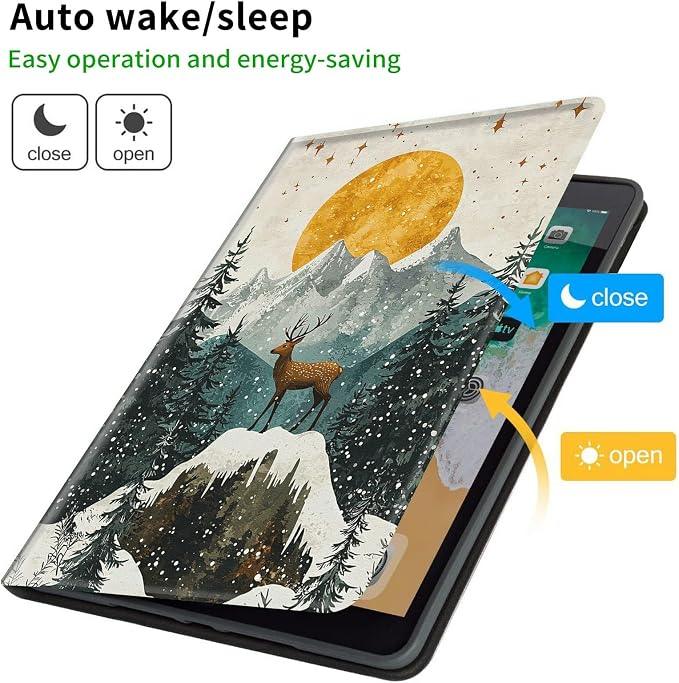 Case for All-New Kindle Paperwhite 12th Generation 7 inch 2024 &amp Kindle Colorsoft Signature Edition 2024 Lightweight Protective PU Leather Smart Stand Cover with Auto Wake Sleep - a Beautiful Gala