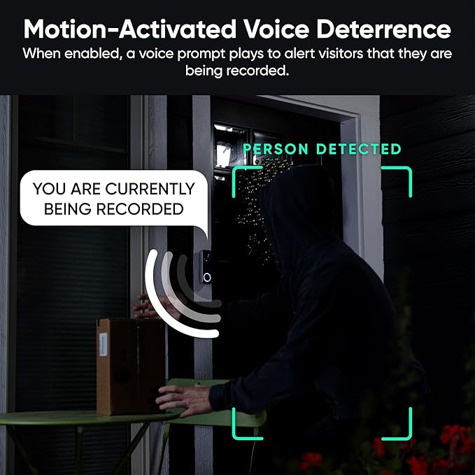 Wyze Battery Video Doorbell Wireless Camera, 1536x1536 HD+ with Color Night Vision, 2-Way Audio, 1:1 Head-to-Toe View, Person/Vehicle/Package Monitor, Wire-Free/Wired Option, 1 Minute Easy Setup
