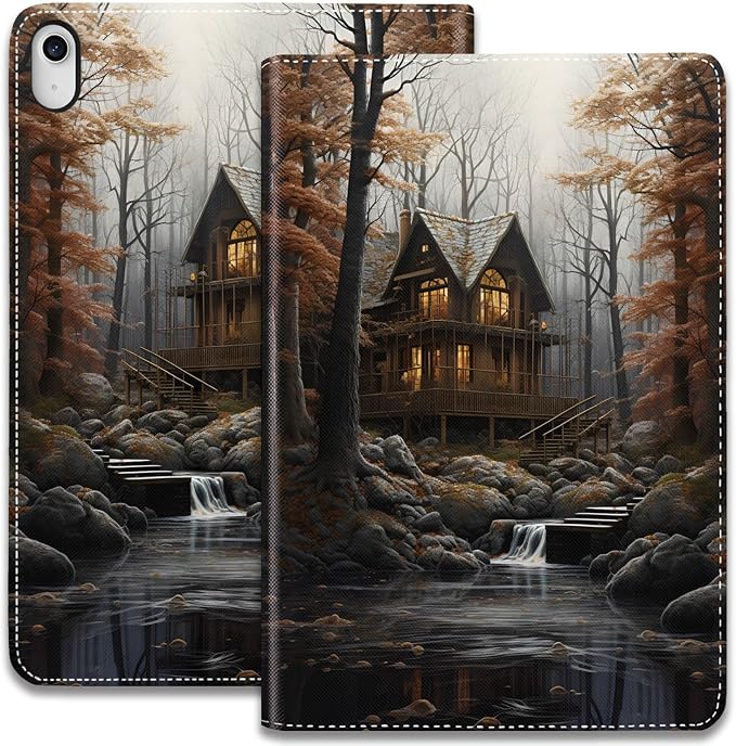 Case for iPad (A16) 11th Generation 11 Inch 2025 / iPad 10th Generation 10.9 Inch 2022 Ultra-Thin Multi-Angle Protective Cover with Auto Sleep/Wake A Dark Horse