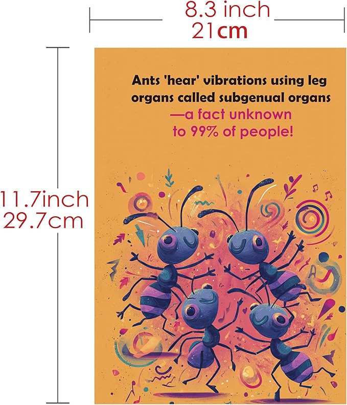 1step2dream Funny Science Posters for Elementary Classroom - Weird Educational Bulletin Board Decor with Amazing Facts - Inspire Students with Thought Provoking STEM Displays