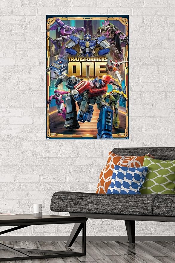 Hasbro Transformers: One - Group Wall Poster, 34L" x 22.4W", Unframed Version
