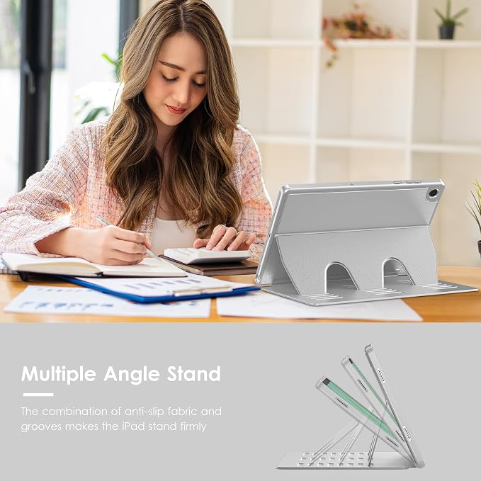 Case for Samsung Galaxy Tab A11+ Plus 11 inch 2026 Model (SM-X230/X236)Multiple Angles Stand CoverSoft BackPencil Holderand Auto Sleep/WakeBlack