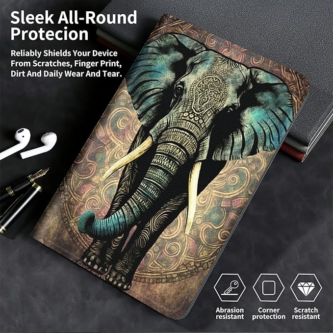 for Samsung Galaxy Tab A8 Case for Samsung Galaxy Tab A8 10.5 Case 2022 Lightweight Smart Cover PU Leather Adjustable Stand Protective Cover with Auto Wake/Sleep - Art Butterfly