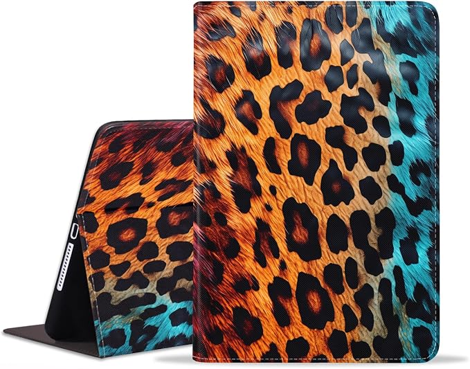 Case for iPad (A16) 11th Generation 11 Inch 2025 iPad 10th Generation 10.9 Inch 2022 Protective Leather Case Adjustable Stand Auto Wake/Sleep Smart Case - African American Girl