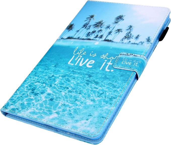 for Galaxy Tab A 8.4 Case 2020 Model (SM-T307/T307U) with Pencil Holder Pockets Multi-Angle Viewing Folio Stand PU Leather Shockproof TPU Cover for Samsung Tab A 8.4 T307 Black Rose Flower