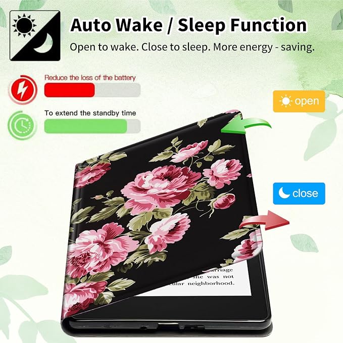 Case for 10.2 Kindle Scribe (2024/2022 Release) Slim PU Leather Lightweight Adjustable Stand Smart Shell Cover with Auto Wake/Sleep for 10.2 Amazon Kindle Scribe E-ReaderA Dog
