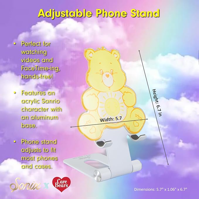 Sonix x Sanrio Character Phone Stand | Adjustable Cell Phone Holder Desk Stand Dock | Badtz Maru