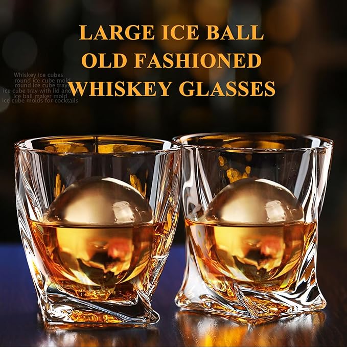 Aibirui 1.8" x 16 Ices,Round Ice Cube Mold,Round Ice Cube Trays for Freezer