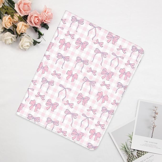 Cute Maple Bear Case for 10.2 iPad 2019/2020/2021(7th/8th/9th Gen) with Pencil Holder Auto Wake/Sleep Leather Soft TPU Back Cover for Women Girls