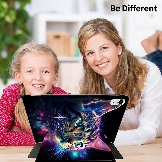 for iPad 9th Generation Case (2021)/8th Gen (2020)/ 7th Gen (2019) 10.2 Inch-360 Degree Rotating Multi-Angle Viewing Protective Cover with Auto Sleep/Wake-Art Mandala Flower